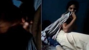Shy Desi indian Girl gives Blowjob
