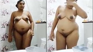 Swathi Naidu Bathing