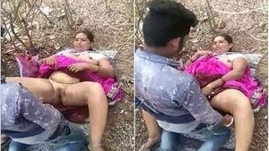 Desi Randi Bhabi Outdoor With Young Guy clear Hindi Audio