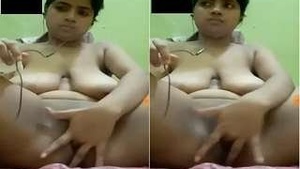 Super Hot Desi indian Girl gets her Pussy Fingering On Video Call