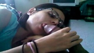 Indian sex video sexy secretary giving blowjob to manager