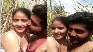 Cute Desi indian Girl Boob Sucking By Lover