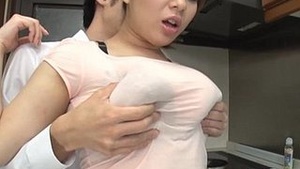 On target tits Japanese cutie Mishima Natsuko standing, having no sex mistakes