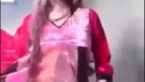 Naughty girl make Nude video for lover aids with conversation