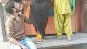 pk girl fun with eher bhabi in outdoor store