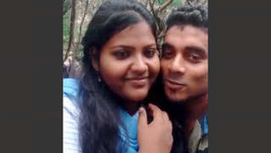 Indian couple collage outdoor romance
