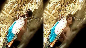 desi couple taking bath together