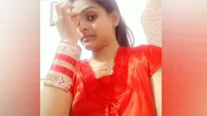 New Wedding Couple video call Wife change clothes
