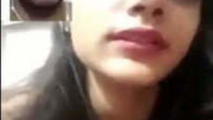 Beautiful Banga Gf showing her big tits on video call