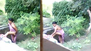desi boudi outdoor hot tub