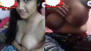 cute indian College Girl showing breasts