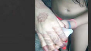 Newlywed bhabhi condom application