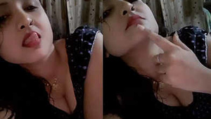 horny bhabhi in full slut teasing very seductively
