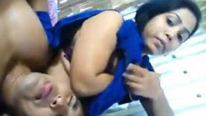 Bangali girl plays with her boyfriend