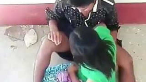 Girl caught giving blowjob n handjob to naukr next door
