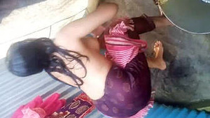 Desi girl taking bath