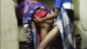 Innocent aunt in saree fucked hard from behind