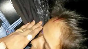 Aunt with neighbor girl kissing and blowjob