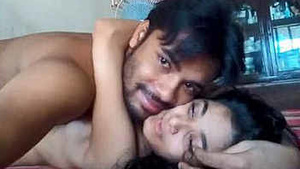 beautiful girlfriend enjoying fucking each other with bf