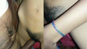Desi hot babe foot fucking by her lover