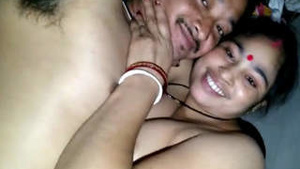 Desi Happy Couple At Night