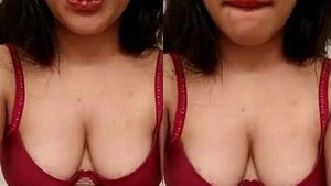 sexy horny indian girl fingering selfie