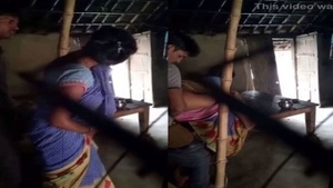 Hot house wife of Pollachi village in action