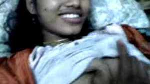 Beautiful woman in homemade porn video.