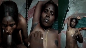 Sexy black chick goes wild with the lucky owner of the house she rents apartment from.