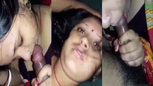 Hot Bengali woman with huge melons and husband with porn addiction