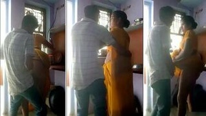 Unforgettable aunt and nephew intimacy in the kitchen