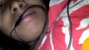 Beautiful Indian woman with black hair in sexy position