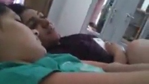 Young desi girls sing a naughty song and have fun in their dorm room