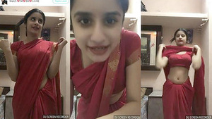Small-boobed girl exposes her belly button and is a total slut.