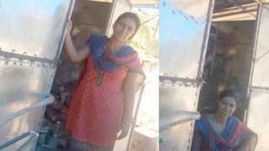 A country girl from a village has sex for money.