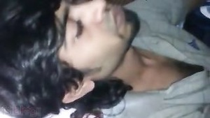 Pretty college Indian girl seduces black partner in homemade video