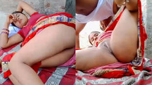 Beautiful Indian wife gets horny and fucked by husband's brother