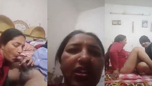 Sex with mature aunty from village