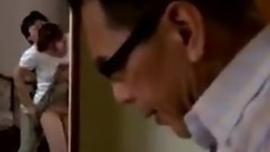 Japanese man accepts cum inside him during sex