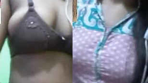 Hot Bhabhi in black bra
