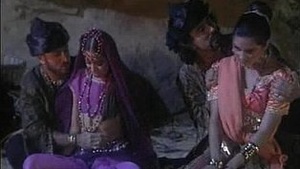 Violent sex scene with an Indian cougar who screams during the act