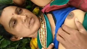 A hot homemade video of a village housewife’s naughty act.