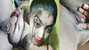 Full-fledged bhabhi experience: Steamy scene with an amateur wife.