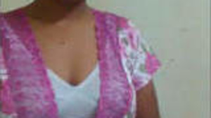 A naive girl strips as she prepares to leave.