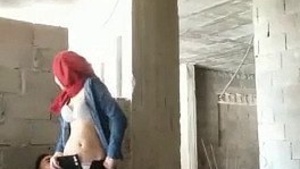 A young woman of Turkish descent enjoys sexual intercourse.