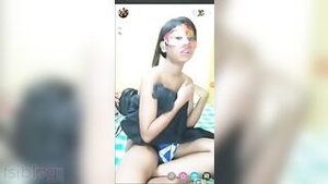 Small of Indian XXX girls in masks play adult games on live webcam