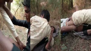 Outdoor XXX video of Indian village babes and car mechanics having sex