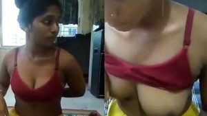 Married Bengali bhabhi exposed on camera in Bangladeshi porn film