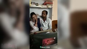 A teacher from a village seduces a student at a college which is caught on camera at Desi MMCs school.