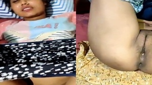 Hot rural woman undressing and intimacy on camera